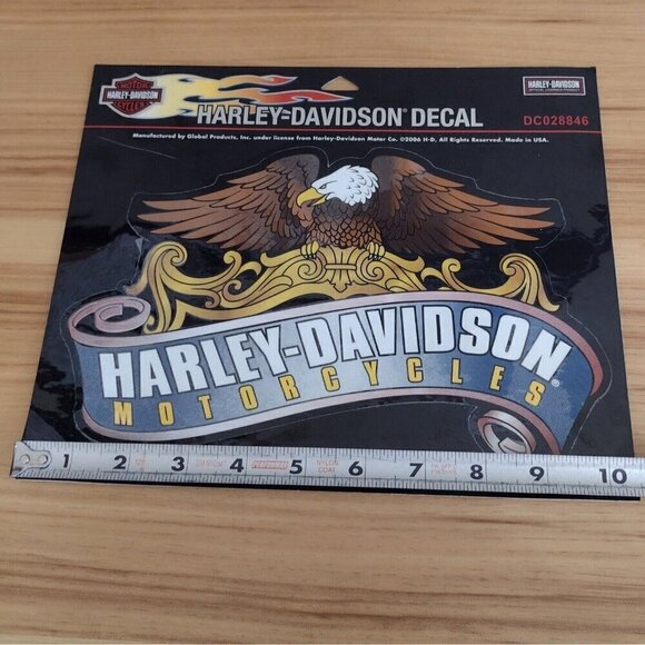 2006 Harley Davidson Motorcycles Eagle Decal DC028846 10" - Picture 7 of 7
